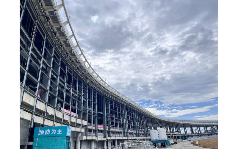 银河集团到合肥新桥机场 T2 项目开展清静督导检查