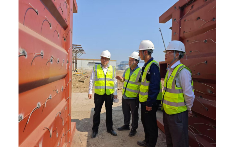 银河集团到？？？乜萍肌胺镅艋贖F-1玻璃窑炉升级刷新及烟气治理项目”开展清静检查